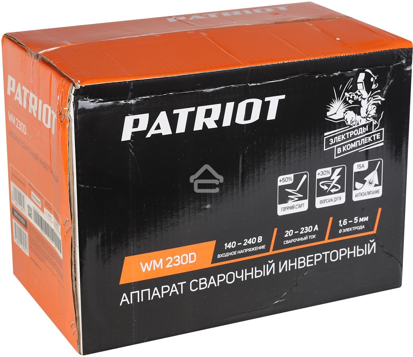 Сварочный аппарат Patriot WM230D инвертор ММА 10.7кВт