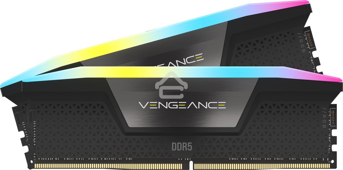 Оперативная память Corsair Vengeance RGB DDR5 Dimm CMH32GX5M2B5200C40 5200MHz 32GB 2x16GB Unbuffered, 40-40-40-77, XMP 3.0, Black Heatspreader, 1.25V (692850)