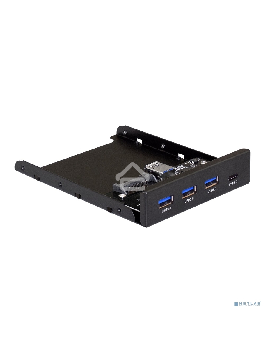 Планка USB на переднюю панель ExeGate U3H-623, 3,5