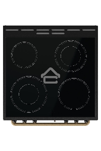 Электрическая плита Gorenje GECS6B71CLB черный стеклокерамика (без крышки)