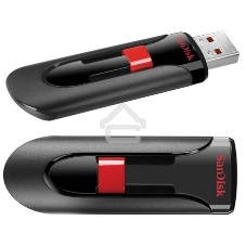 Флешка USB Sandisk 64Gb Cruzer Glide SDCZ60-064G-B35 USB 2.0 черный/красный