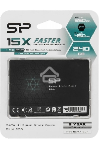 Накопитель SSD SiliconPower Slim S55, 240Gb, SATA, 2.5