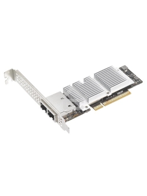 Сетевая карта PEB-10G/57840-2T 10GbE Network Adapter, Dual Port (RJ-45), BCM 57840S, PCI-E Gen3 x8, PXE boot, iSCSI boot