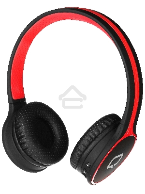 Наушники Qumo Accord 3 (BT-0020) черный/красный  накладные   Bluetooth 4.2  300  мА-ч  до 6х часов в режиме разговора
