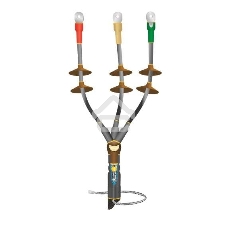 Муфта кабельная концевая наружной установки 10кВ КНТпН 3х(70-120мм) с болтовыми наконечниками Нева-Транс Комплект 22020121