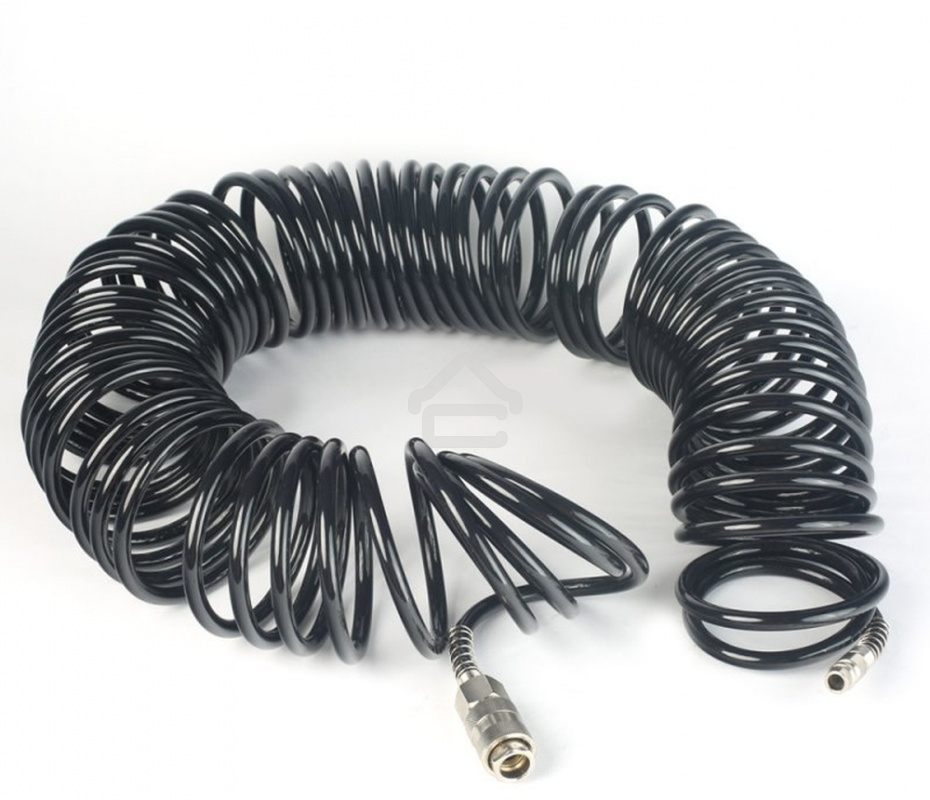 Шланг спиральный для пневмоинструмента PATRIOT PU 206x8мм полиамид быстросъем.