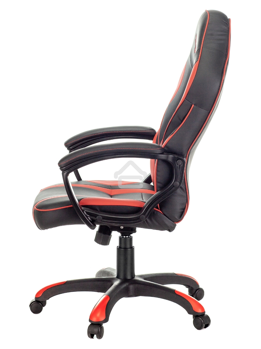Кресло игровое A4Tech Bloody GC-350 черный/красный эко.кожа крестовина