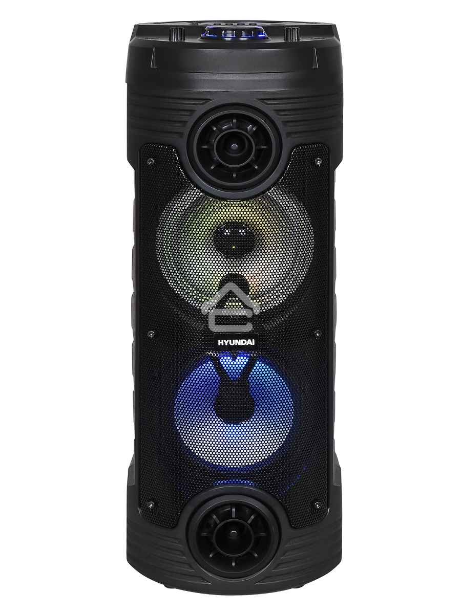 Минисистема Hyundai H-MC170 черный 80Вт/FM/USB/BT/SD/MMC