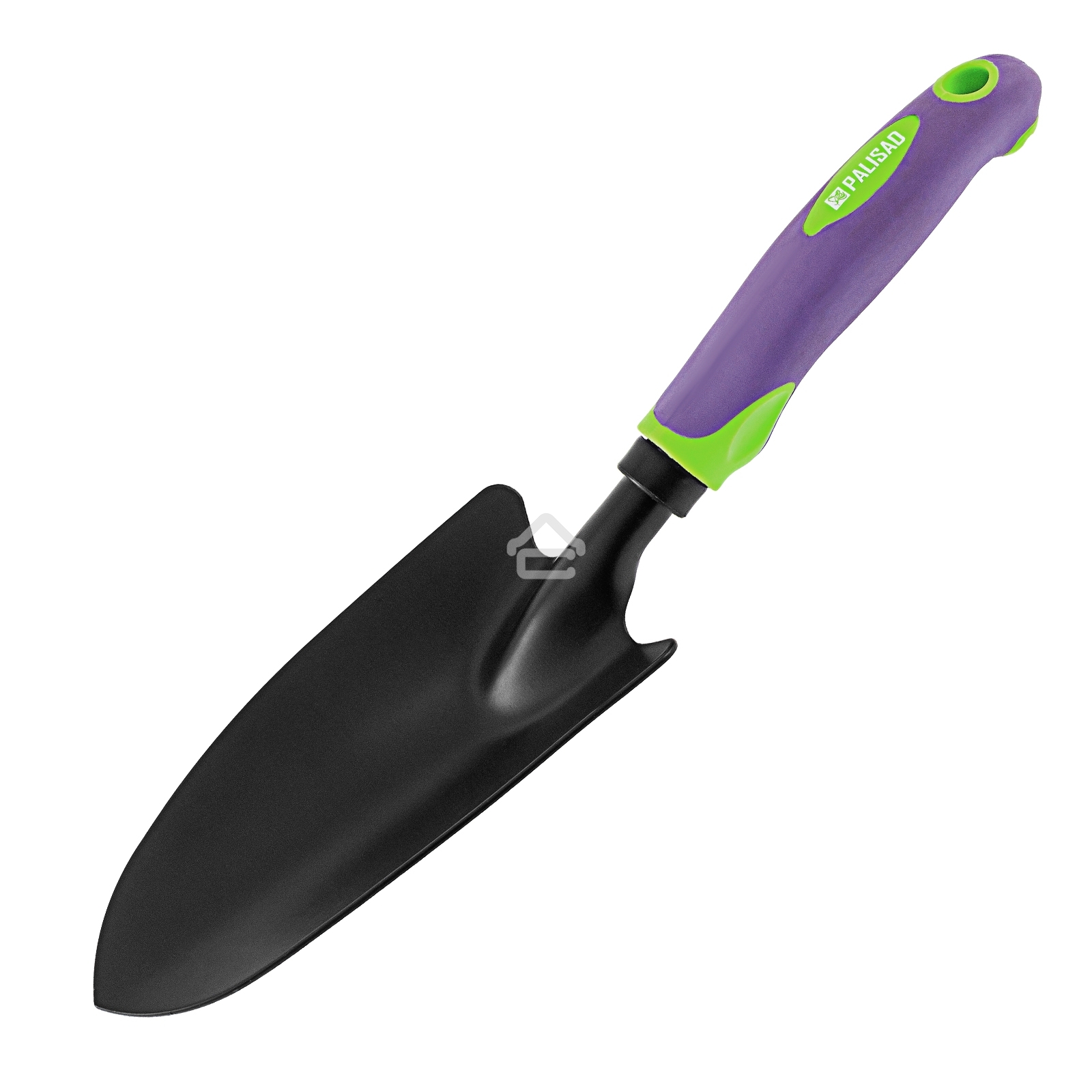 Совок посадочный широкий, 85х335 мм, стальной, обрезиненная эргономичная рукоятка, LSR1 Palisad