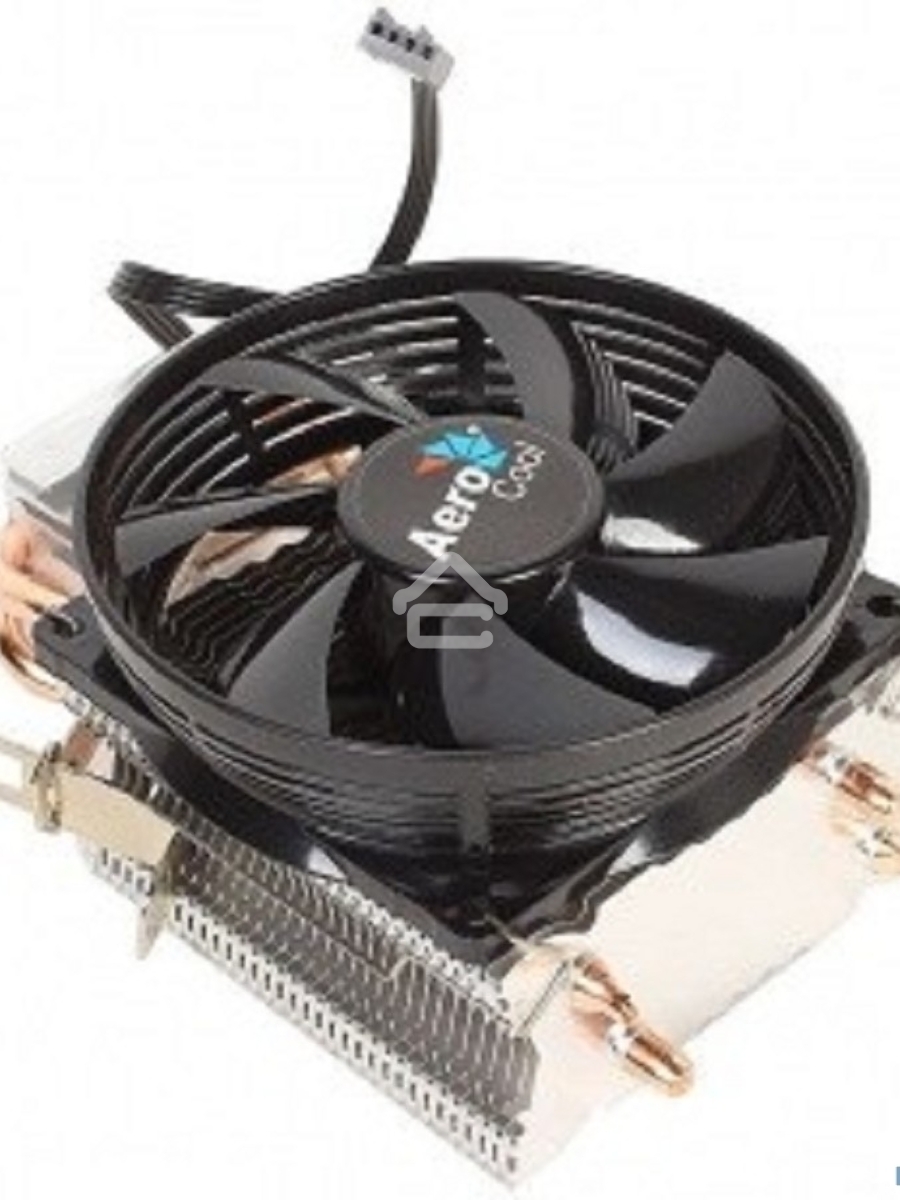 Кулер для процессора AeroCool / Formula Verkho 2 серебристый, 90 мм, алюминий/медь, 2000 об/мин, 25 дБ, 4 pin, 110 Вт, 125 мм