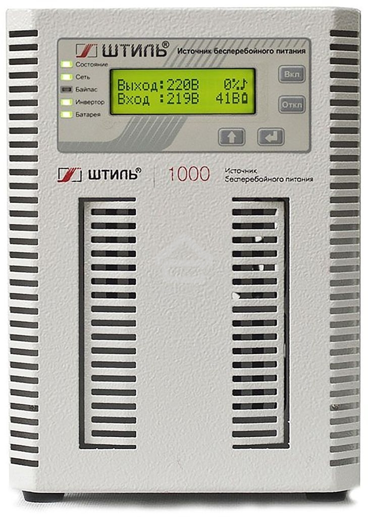 Источник бесперебойного питания Штиль ST1101SL {1кВА, On-line, напольное исполнение,со встроенными АБ}