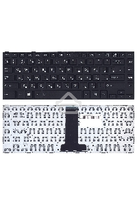 Клавиатура для ноутбука Toshiba Satellite C40-B черная с рамкой