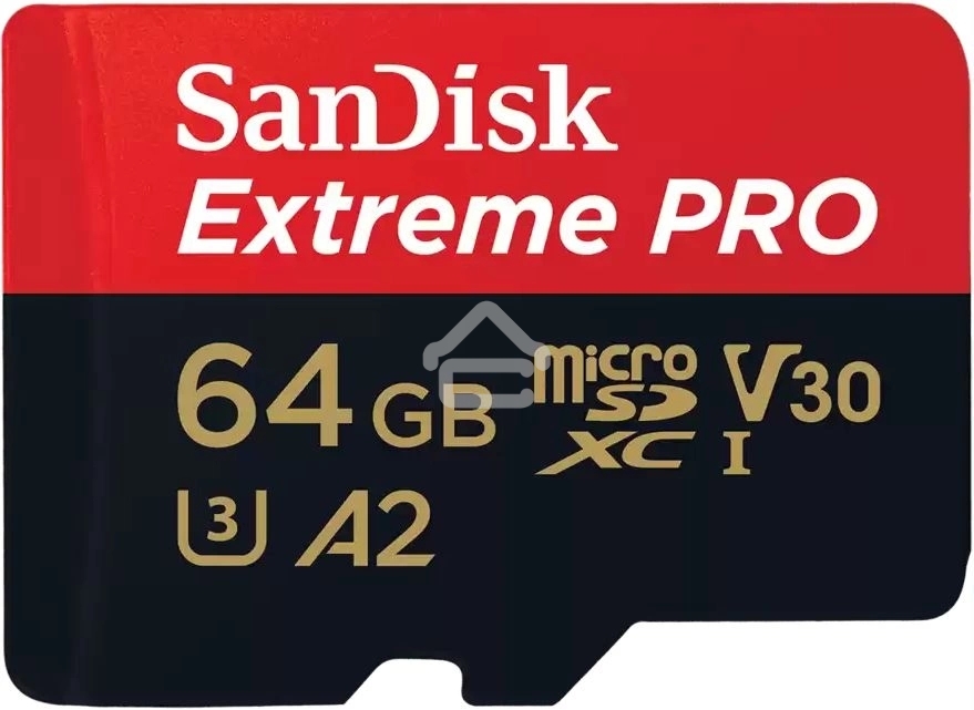 Карта памяти SanDisk Extreme Pro microSD UHS I Card 64GB for 4K Video on Smartphones, Action Cams & Drones 200MB/s Read, 90MB/s Write, Lifetime Warranty