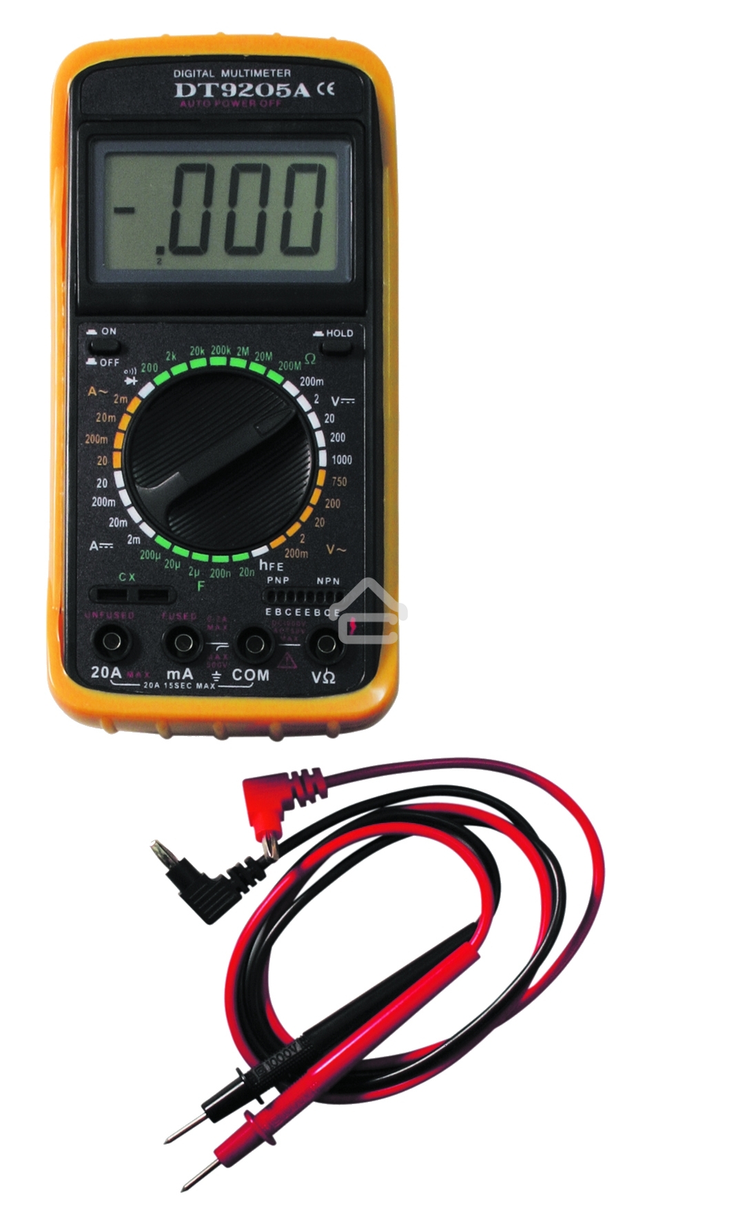 Инструменты Ресанта DT 9205A Мультиметр 61/10/506 3,5 разр ж/к дисплей, 32 режимов