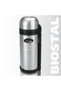 Термос BIOSTAL NG-1800-1 1.8л, универс, нерж., ручка, рем. для переноски, крышка-чашка и доп. пласт. чашка (в уп. 12 шт)