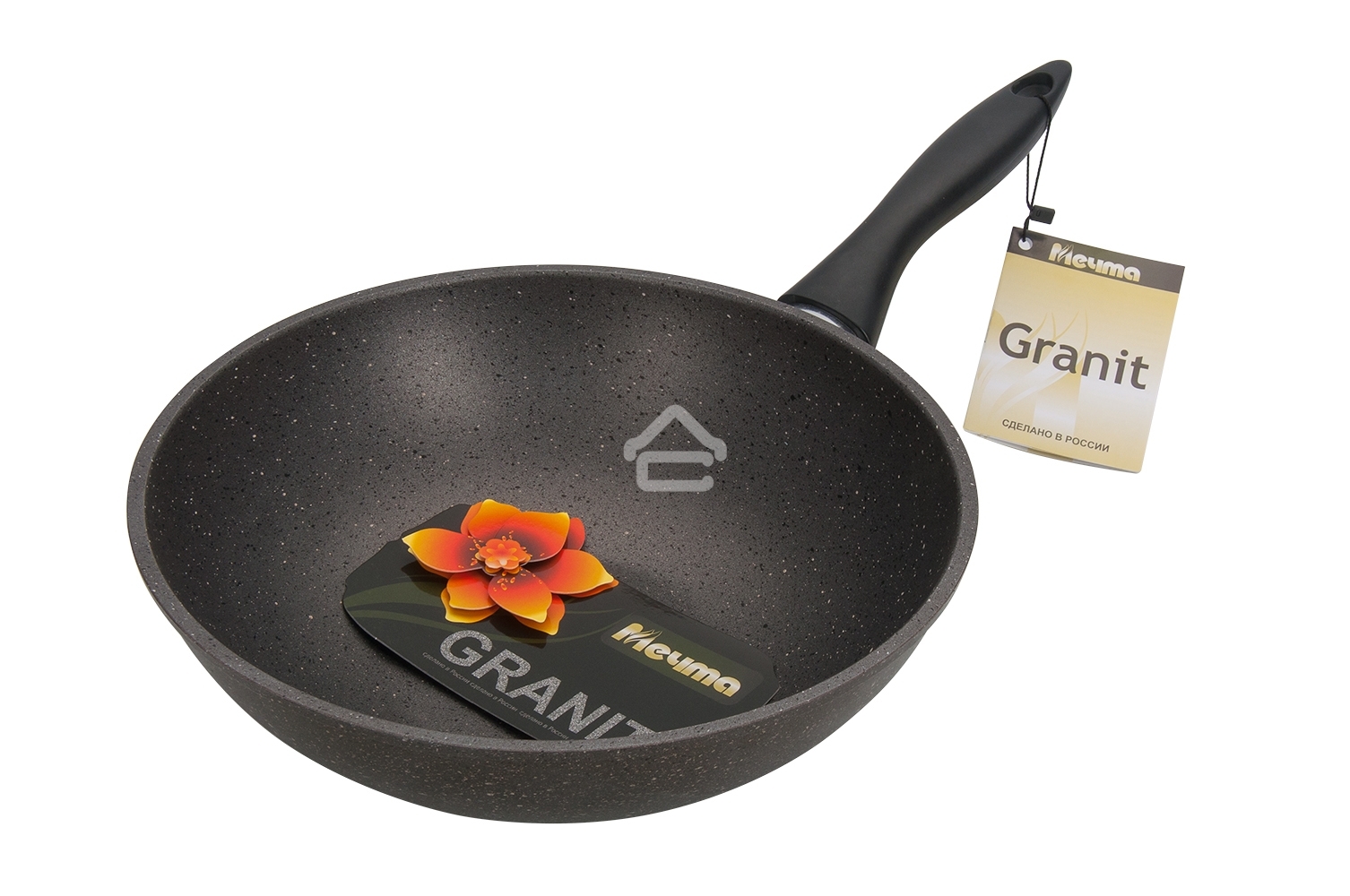 Сковорода МЕЧТА 78701 Гранит 28см 78701 Сковорода ВОК 28 см 