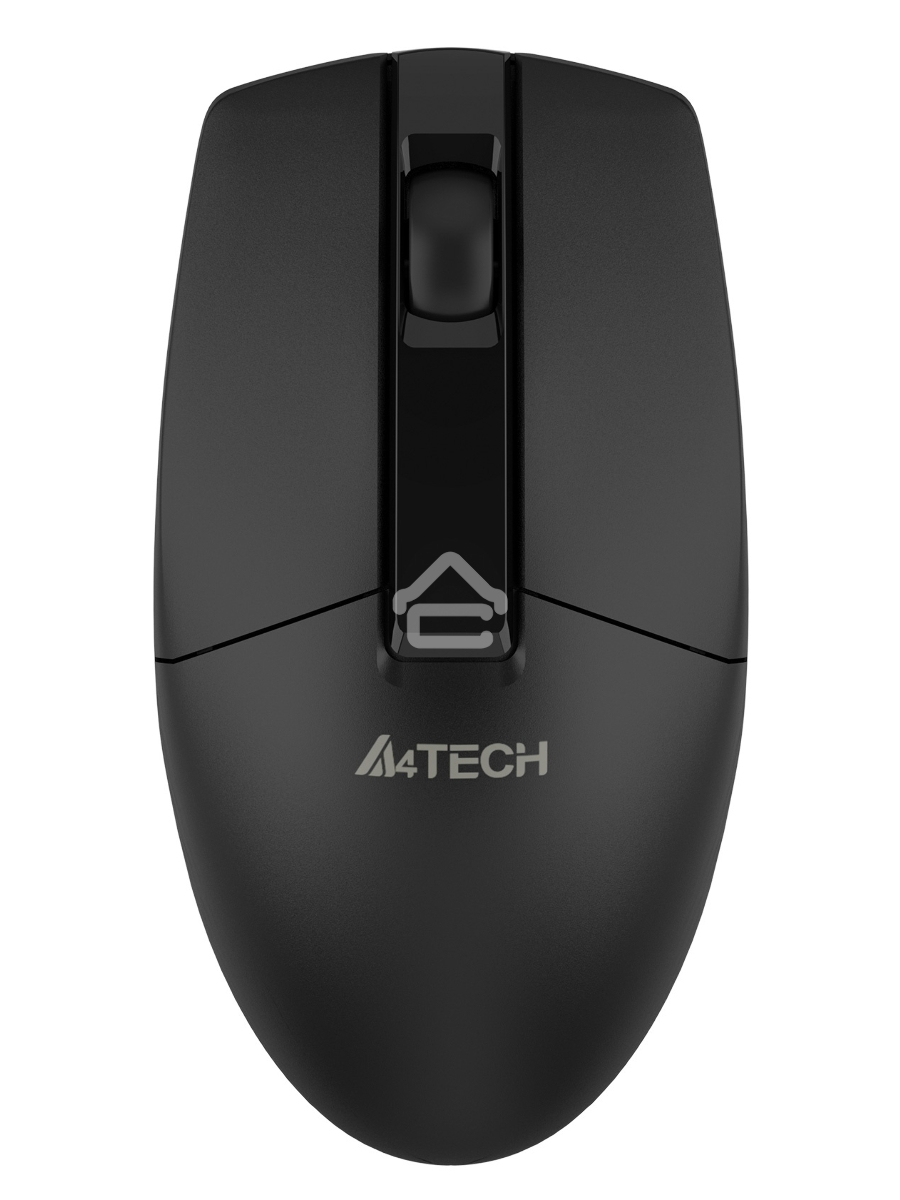 Мышь беспроводная A4Tech G3-330NS черный, 1200 dpi, радиоканал, USB, кнопки - 3