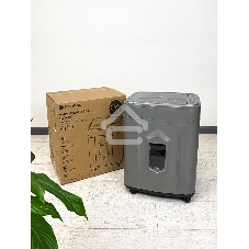 Шредер Heleos АП23-5 серый/серебристый с автоподачей (секр.P-5) фрагменты 145лист. 23лтр. скрепки скобы пл.карты