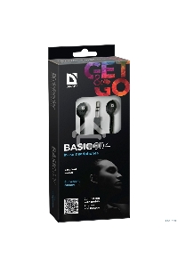 Наушники Defender Basic 604 вставки  черный