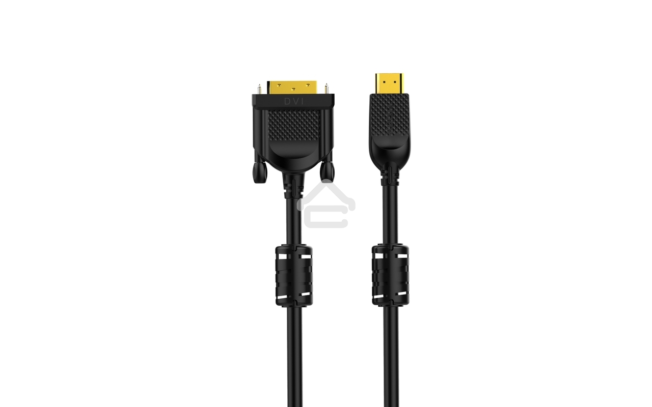 Кабель HDMI AM/DVI(24+1)M, 5м, CU, 1080P@60Hz, 2F, VCOM CG484GD-5M