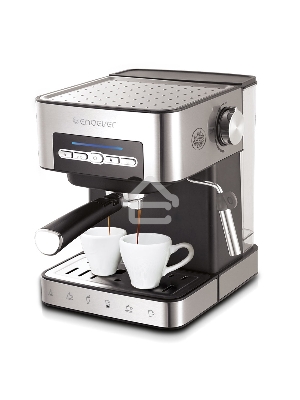 Кофеварка рожковая Endever Costa-1065 серебристый, исп. кофе - молотый, 1.6 л, 1000 Вт, 20 бар.