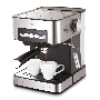 Кофеварка рожковая Endever Costa-1065 серебристый, исп. кофе - молотый, 1.6 л, 1000 Вт, 20 бар.