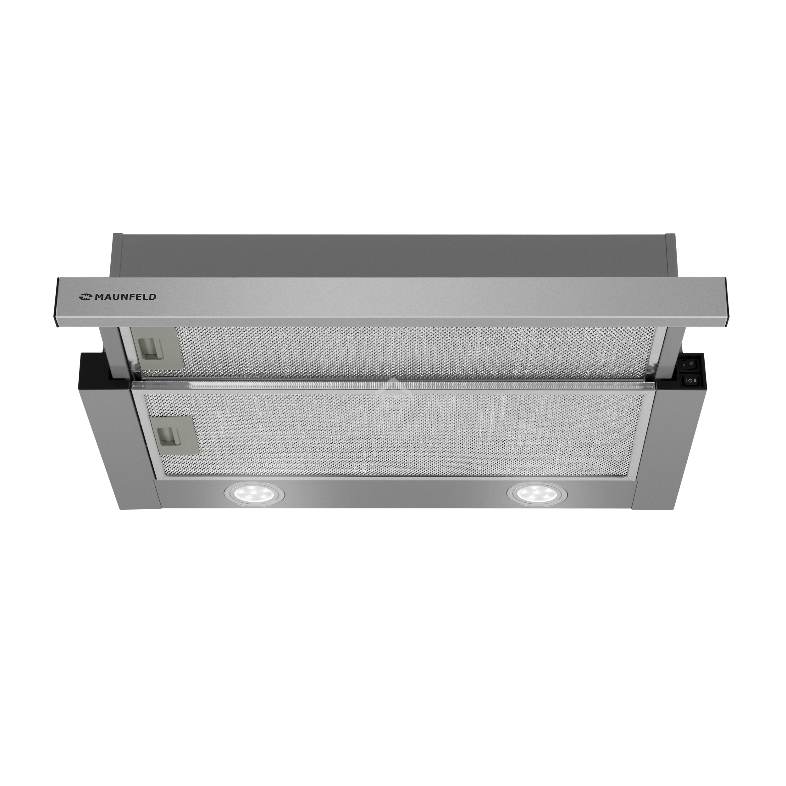 Вытяжка встраиваемая Maunfeld VS Light 50 нержавеющая сталь, 50 см, 520 куб. м/ч, 56 дБ