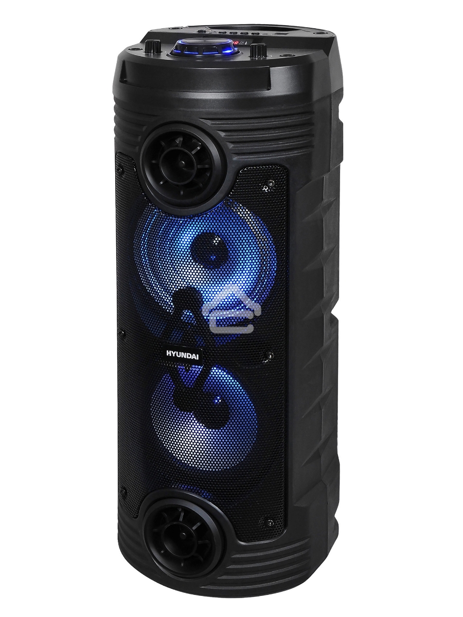 Минисистема Hyundai H-MC170 черный 80Вт/FM/USB/BT/SD/MMC