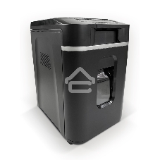 Шредер Heleos АП37-4 черный/серебристый с автоподачей (секр.P-4) фрагменты 220лист. 37лтр. скрепки скобы пл.карты