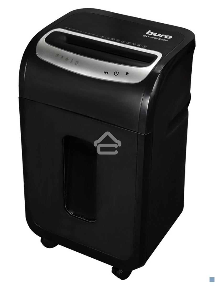 Шредер Buro Office BU-S1602M (секр.P-5)/фрагменты/16лист./30лтр./пл.карты/CD