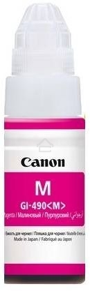Чернила Canon GI-490M 0665C001 пурпурный для Canon Pixma G1400/2400/3400 (70мл)