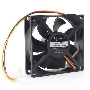 Вентилятор Gembird D8025HM-3 черный 80мм 2600rpm 30.5db 3-pin