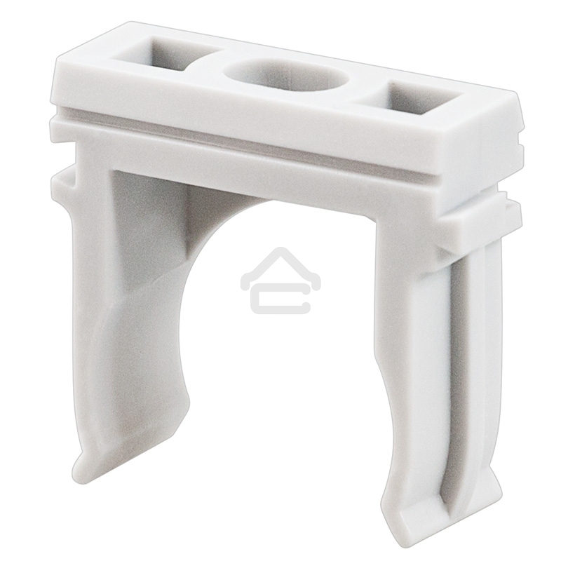 Крепеж-клипса Rexant для трубы ø 40 мм, серая (30 шт./уп.)