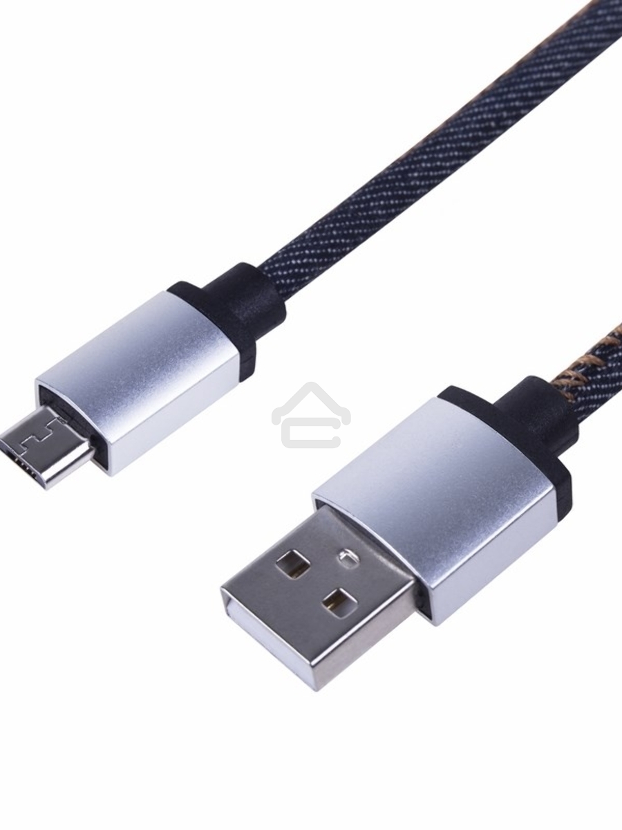 Кабель Rexant (18-4242) USB кабель MicroUSB, шнур в джинсовой оплетке 