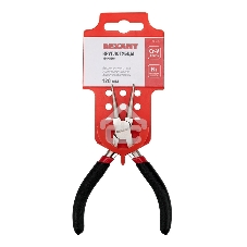 Круглогубцы Rexant 12-4606 Мини 120 мм никелированные, авторазжим, обливные рукоятки