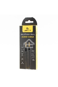Кабель аудио Cablexpert CCAB-02-35MM-2MB, 3.5 Jack (M)/3.5 Jack (M), черный, 2м, блистер