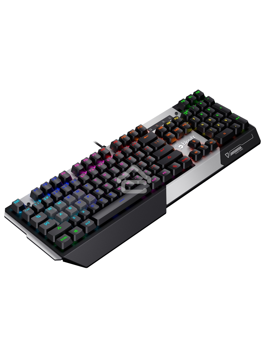 Клавиатура A4Tech Bloody B865R механическая серый/черный USB for gamer LED