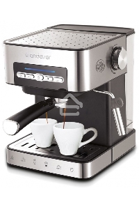 Кофеварка рожковая Endever Costa-1065 серебристый, исп. кофе - молотый, 1.6 л, 1000 Вт, 20 бар.