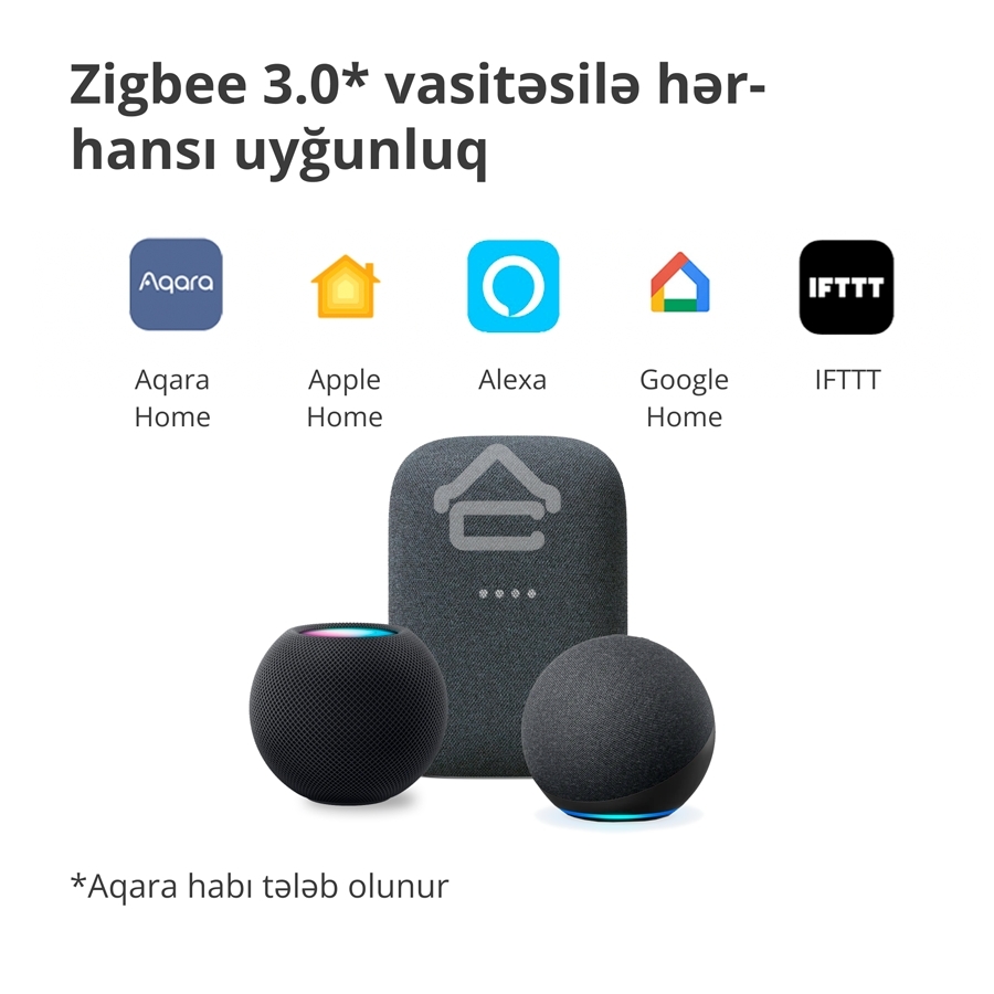 Выключатель умный одноклавишный Aqara Smart Wall Switch H1 (WS-EUK01)