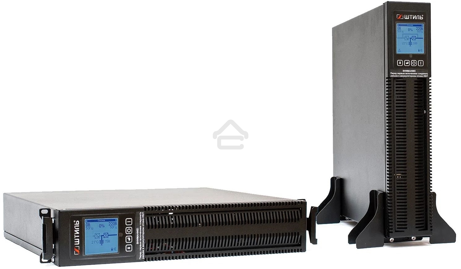Источник бесперебойного питания ШТИЛЬ 1000 ВА; on-line; батарея: 36В, int, ext (no incl; 2U; rack/tower