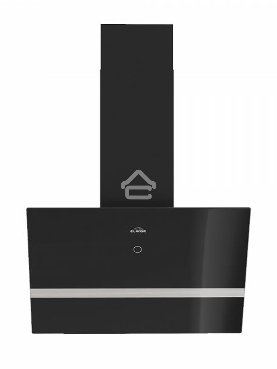 Вытяжка наклонная Elikor Rise BK 60 черный, 60 см, 750 куб. м/ч, 56 дБ