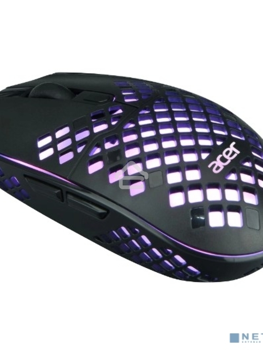 Мышь проводная Acer OMW134 черный, 3200 dpi, USB, кнопки - 6