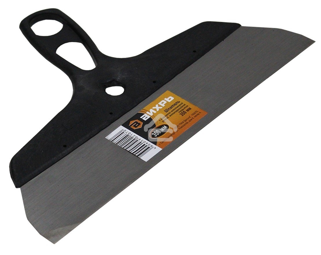 Шпатель ВИХРЬ нерж.cталь пластиковая рукоятка 350мм 73/3/2/23