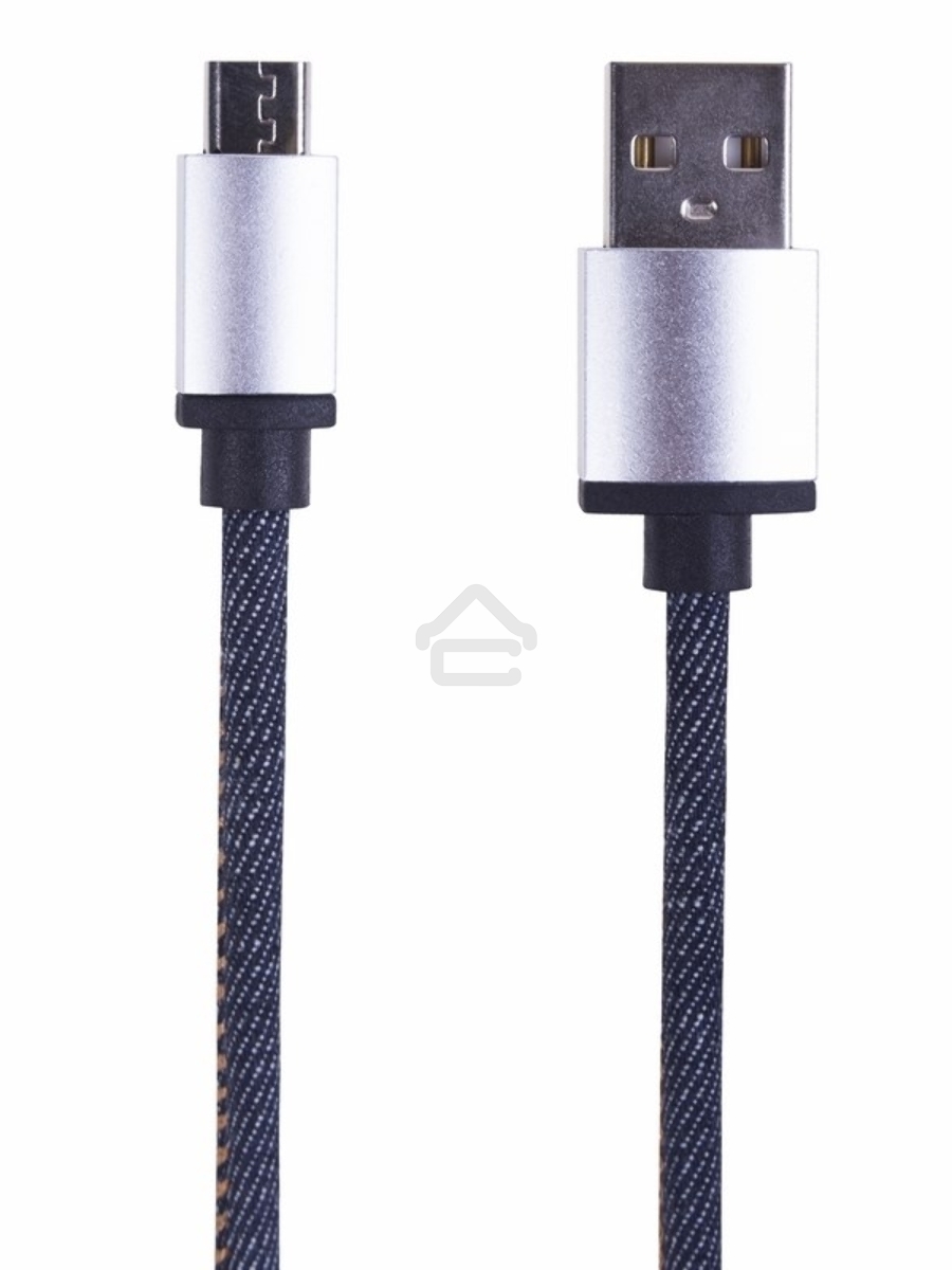 Кабель Rexant (18-4242) USB кабель MicroUSB, шнур в джинсовой оплетке 