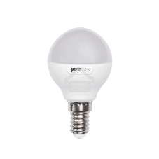Лампа светодиодная JazzWay PLED-SP-G45 7Вт шар 3000К тепл. белый E14 540лм 230В