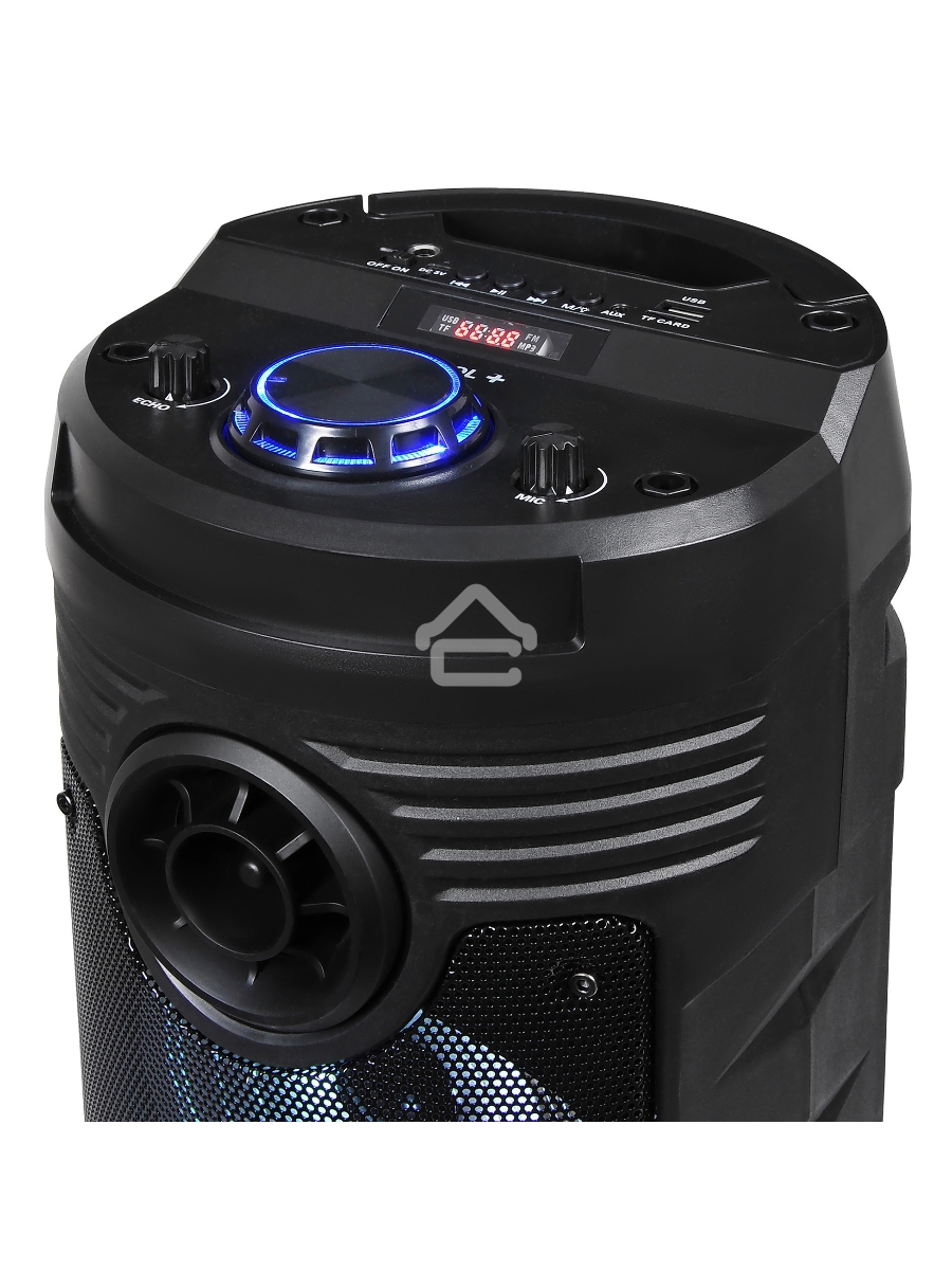 Минисистема Hyundai H-MC170 черный 80Вт/FM/USB/BT/SD/MMC