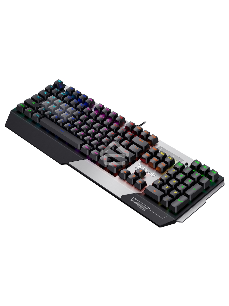 Клавиатура A4Tech Bloody B865R механическая серый/черный USB for gamer LED