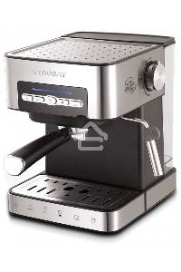 Кофеварка рожковая Endever Costa-1065 серебристый, исп. кофе - молотый, 1.6 л, 1000 Вт, 20 бар.