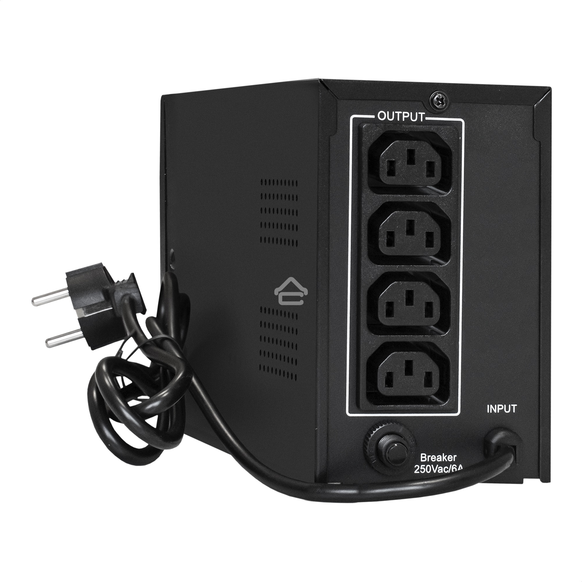 Источник бесперебойного питания ExeGate EX292773RUS Power Back BNB-800.LED.AVR.4C13 <800VA/480W, LED, AVR, 4*C13, металлический корпус, Black>