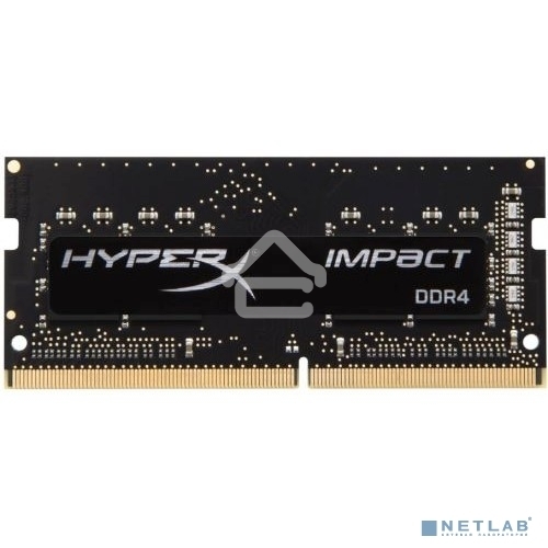 Оперативная память Kingston Fury Impact, DDR4, 16GB (1x16GB), 3200MHz, CL20, SO-DIMM
